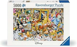 Ravensburger - Puzzle Mickey l'Artista, 5000 Pezzi, Puzzle per Adulti e Ragazzi, Idea Regalo per Lei o Lui, 153x101 cm