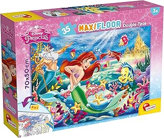 Lisciani Giochi- The Little Mermaid Princess Disney Puzzle, 35 Pezzi, Multicolore, 48168