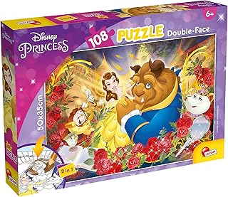 Lisciani Giochi- Disney Puzzle DF Plus 108 La Bella E La Bestia, Colore, 91683