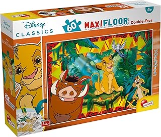 Liscianigiochi Disney Puzzle Df Maxi Floor 60 Re Leone, 91751