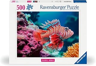 Puzzle 500 Pezzi: Pesce Rosso, Puzzle Adulti e Bambini +14 anni, Puzzle con Foto, Regalo Per Lui e Per Lei, 49x36cm