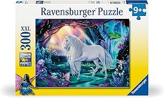 Puzzle 300 Pezzi XXL Unicorno di Cristallo, Idea Regalo per Bambini 9+ Anni, Gioco Educativo e Stimolante