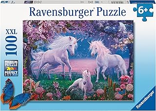 Puzzle Unicorni incantati, 100 Pezzi XXL, Età Raccomandata 6+ Anni