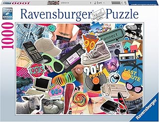 Puzzle Gli anni 90, 1000 Pezzi, Idea regalo, per Lei o Lui, Puzzle Adulti