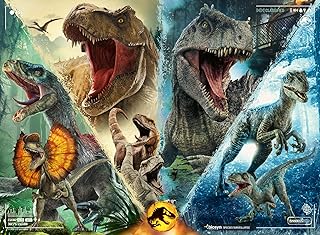 Puzzle 100 Pezzi XXL Jurassic World, Idea Regalo per Bambini 6+ Anni, Gioco Educativo e Stimolante