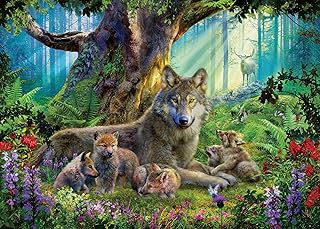 12000477 - Lupi nella foresta - puzzle 1000 pezzi  puzzle adulti e ragazzi da 14 anni, puzzle animali