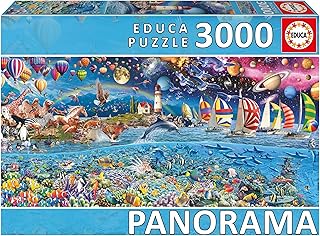 Puzzle per adulti da 3000 pezzi in formato panoramico | Panorama della vita. Include il servizio ricambi smarriti. Dimensioni: 144 x 68 cm. Dai 14 anni (20265)