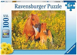 Ravensburger - Puzzle, Pony Shetland, 100 Pezzi XXL, Puzzle per Bambini, Età Consigliata 6+, 13283 6