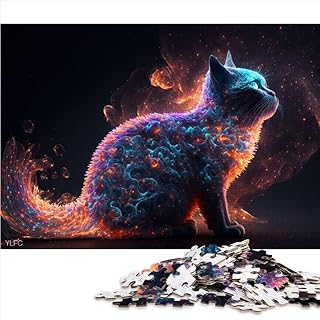 Puzzle per adulti Gatto Premium 100% riciclato bordo divertente puzzle per adulti 1000 pezzi 26,1 x 38 cm