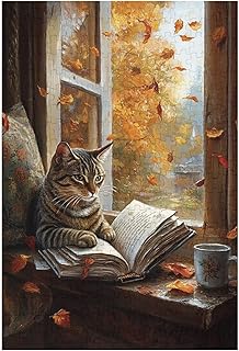 Puzzle 200 Pezzi Gatto Puzzle Albero Adulti Arte Grandi Dimensioni Jigsaw di Legno con una Scatola, Impossibili Jigsaw Gioco Familiare for Adulti Principiante, Home Decor Regalo Donna 35x25cm D-921