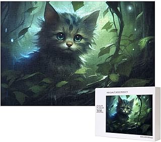 Phayah Gatto nella vite modello puzzle unico puzzle immagine artistica da parete per la decorazione della casa 300 pezzi