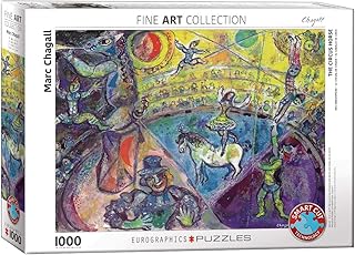 EuroGraphics- The Circus Horse by Marc Chagall Cavallo Puzzle, Multicolore, 48 x 68 cm, 6000-0851