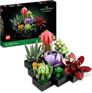 Botanicals Piante Grasse Artificiali - Set Collezione Botanica con 9 Piccole Piante, Decorazione di Casa da Aggiungere al Kit Bouquet di Fiori, Idea Regalo Adulti, Uomo o Donna - 10309