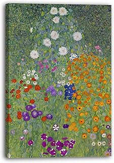 Stampa su Tela Gustav Klimt - L'Azienda (1907)