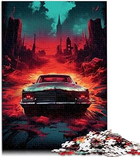 Toys Puzzle Supernatural Car Puzzle | Jigsaws 1000 pezzi per adulti puzzle in legno divertente a casa Activities, Birthday Present, Travel Gifts, 1000 pezzi (50 x 75 cm)