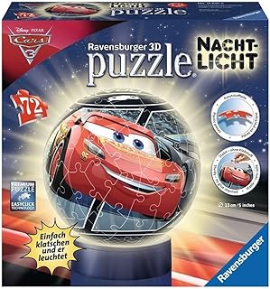 Ravensburger Erwachsenenpuzzle The Movie Disney Luce notturna: puzzle 3D Cars 3, 11816