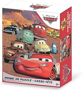 Grandi Giochi Cars Disney Puzzle Lenticolare Orizzontale, con 200 Pezzi Inclusi e Confezione con Effetto 3D Puc00000
