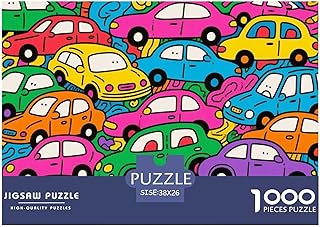 Graffiti Car Puzzle in Legno Impermeabile Puzzles Da 1000 Pezzi Per Adulti Divertenti Giochi Di Puzzle Impegnativi