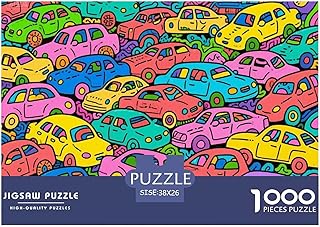 Graffiti Car Puzzle in Legno Impermeabile DIY Puzzles Da 1000 Pezzi Per Adulti Impossibili Per Decorazioni Domestiche