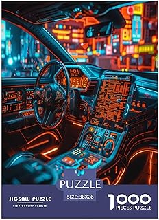 Cyber Car Puzzle Impossible 1000 Pezzi Decorazione Per La Casa. Rilassamento E Intelligence Per Adulti E Ragazzi Da 14 Anni 38x26cm/1000pcs
