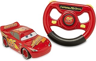 Disney Store Disney Pixar auto telecomandata Saetta McQueen, Disney Pixar Cars, 15 cm, 2,4 GHz, si muove in 4 direzioni, garantisce ore di divertimento, adatto a partire dai 3 anni
