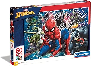 Clementoni - 26444 - Supercolor Puzzle - Marvel Spider-Man - 60 pezzi