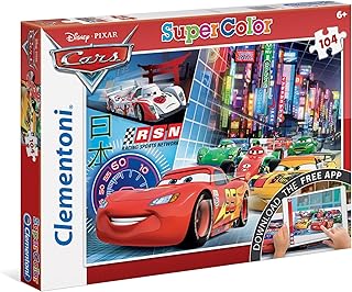 Clementoni 20706 - Cars Puzzle, con App, 104 Pezzi