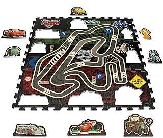 Tappeto Puzzle 3D Originale Disney Pixar Cars 17 Pezzi 93 X 93 X 1 Cm